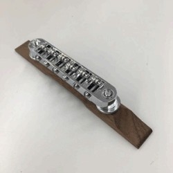 2GB1H1FTC Ponte TOM, base legno ART-2 roller saddle full hollow body laurel base, chrome