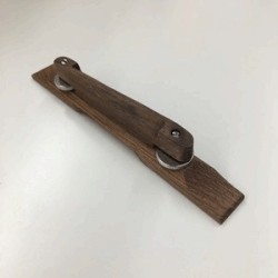 2GB1H1WD Ponte ART-W Sella e base in legno Laurel, perni cromati