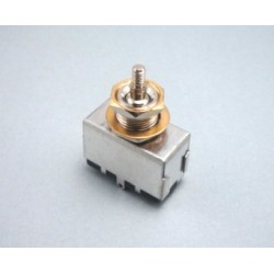 3PS1H3TG Switch: gold, Round, Plastic, 3 way toggle