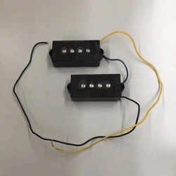 3PUDXPP0-FBN PICKUP per bassoDynamix P, Neck, Flat Black, Nickel PP, P type