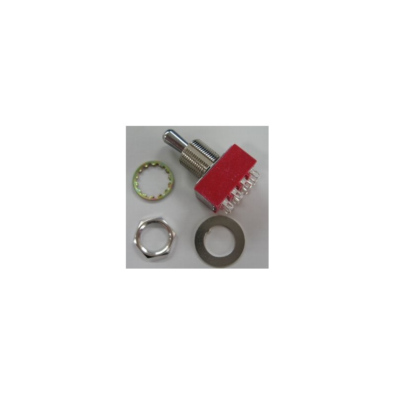 3SW1PA0002 Chrome, Round, Metal, Quad circuit 3 way min toggle for RGD (from 2012)