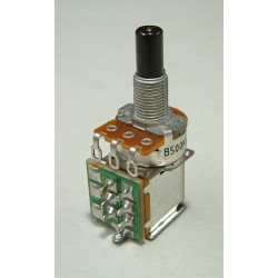 3VR1C50BTD POTENTIOMETER Note :B500K, D16, D7.8 / L10 + L10, plastic shaft, 2 circuit push-pull switch with PCB