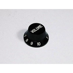 4KB1CF1B Manopola CONTROL KNOB Hat type, black volume