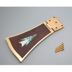 2TP1H100G Attaccacorde con intarsi , oro