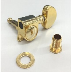 5AMH59B Meccaniche Grover GH302, die-cast, oro, set L3R3