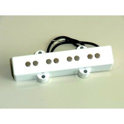 3PU27C0023PICKUP PER BASSO J type, 4 string, bridge, exposed, WH cover