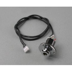 5AJK16F Output jack: Box, 6.3 mm, Stereo, End pin type, 3 pin, chrome