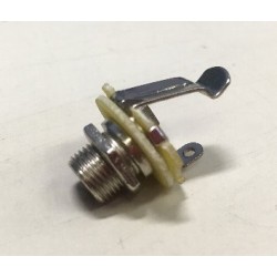 5AJK10N OUTPUT JACK Open type, 6.3 mm, Mono, open type, chrome