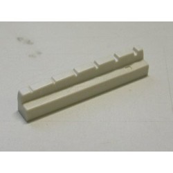 5ANT34F Capotasto - Nut: 6 string, W43, R300, PPS, with Truss Rod Cover, Ivorex II (N6SC)