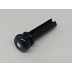 5ABP13N Piroli ponte Basso acustico - Bridge pin For bass, black with white dot