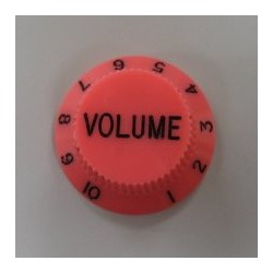 4KB1PA0001 Manopola - Control knob: Hat type, pink, black letters, Volume + 4KB1PA0002 + Cap selettore Set Rosa