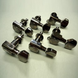 2MH1MA0005 Machinehead: die-cast, cosmo black, 1/18 gear ratio, with Ibanez logo, fixed with screw, L6